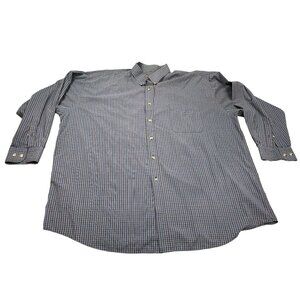 Copper Canyon Outdoor Outfitters Men's 3XB Gingham Print Plaid Button-Down Shirt